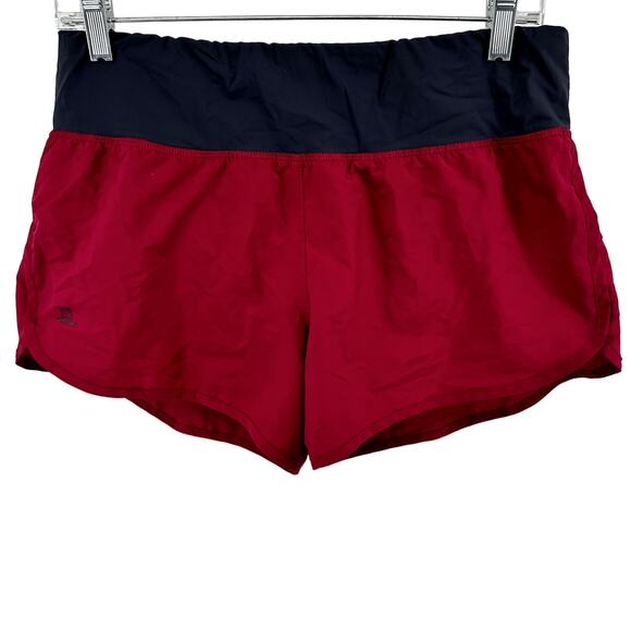 Salomon Alfa Trail Running Short Pull On Stretch Colorblock Pink Navy Medium - Picture 1 of 6